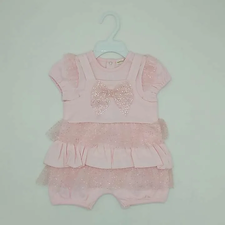FANCY ROMPER NET WITH BOW (MADE IN THAILAND)