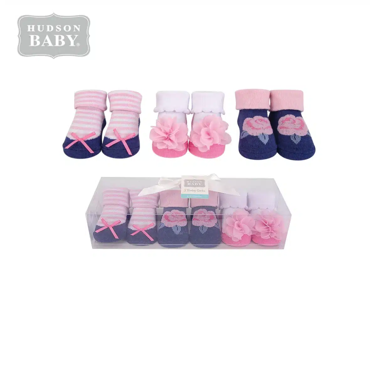 Hudson Baby Socks Gift Set – (3pairs)