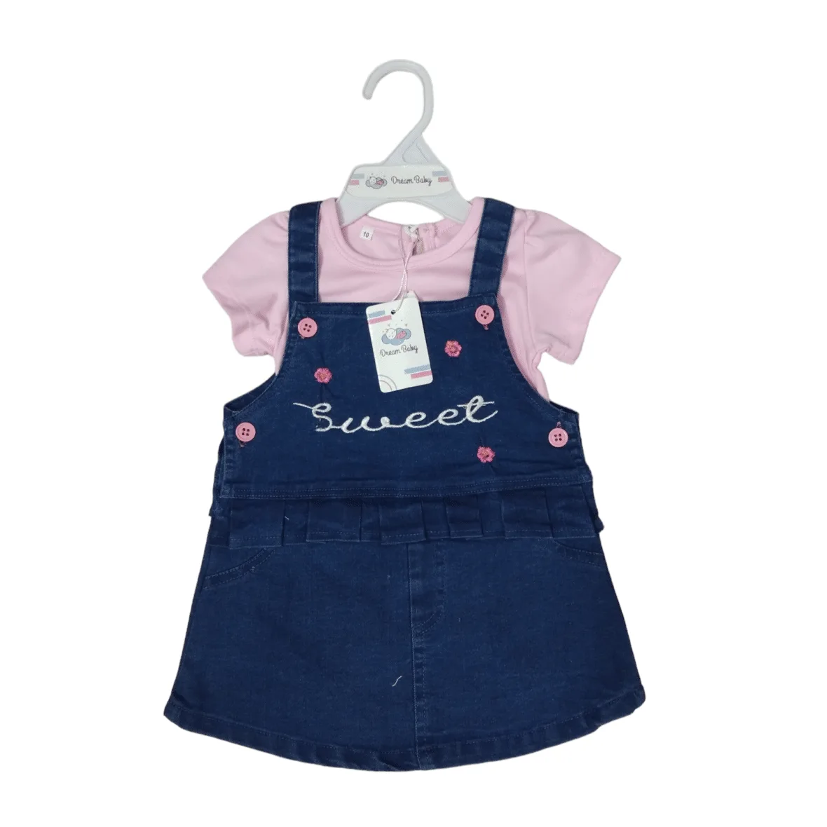 Baby Girl Denim Frock Dress (SWEET)