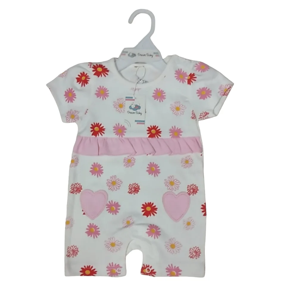 BABY JUMPSUIT (FLOWERS)